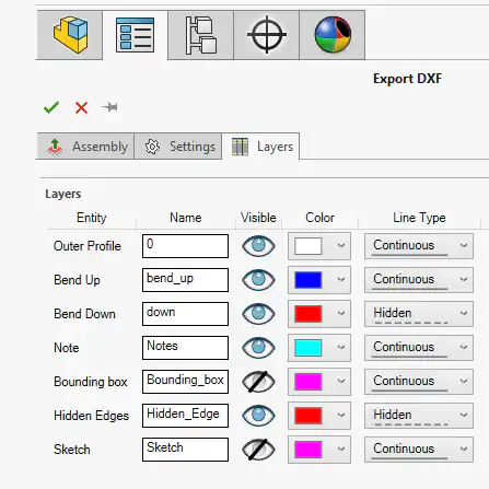 picture of hymma addon solidworks layer control system